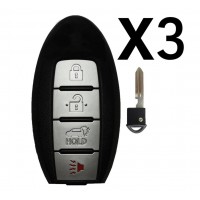 (3 PACK) 2014-2016 NISSAN ROGUE SMART PROX KEY 4B PN 285E3-4CB6A