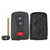 REPLACEMENT 3 BUTTON REMOTE SHELL FOR TOYOTA SMART KEY HYQ14FBA