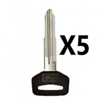 (5 PACK) TR40 BLANK KEYS FOR TOYOTA 